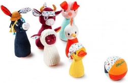 Lilliputiens weiche Bauernhof-Kegel mit Glöckchen 12 m+