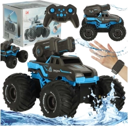 Wasserdichtes RC-Amphibienfahrzeug mit Wasserkanone und Gestensteuerung