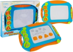 Magnetische Zeichentafel mit Stempeln von LeanToys