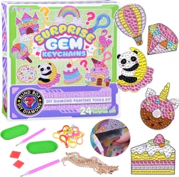 Kreativer Adventskalender mit Diamantmalerei – Anhänger