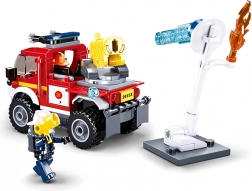 Sluban Feuerwehr-Geländewagen mit Wasserkanone