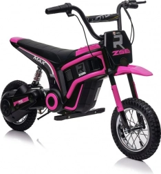 Kindermotorrad mit Batterie Rosa