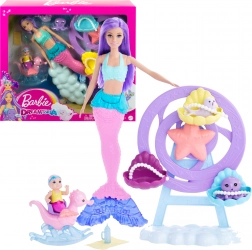Barbie Meerjungfrau mit Baby – Pflege des Meeresbabys