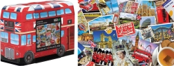 Eurographics Puzzle in Blechdose Londoner Bus 550 Teile