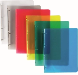 Polypropylen-Ordner A4 mit 2 Ringen Lines, Farbmix
