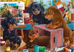 Puzzle Dackel 300 XL Teile DINO