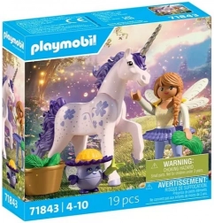 Set mit Figur Princess Magic Einhorn Lucky Lavender mit Fee