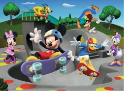 Puzzle Mickey und Minnie: Im Skatepark XXL 100 Teile