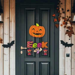 Hängende Halloween-Dekoration Kürbis 45 × 23 cm