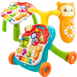 Schiebewagen Lauflernwagen 5-in-1 bunt