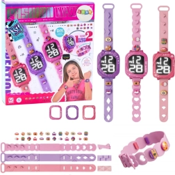 DIY-Kinderuhr mit austauschbaren Armbändern und dekorativen Perlen