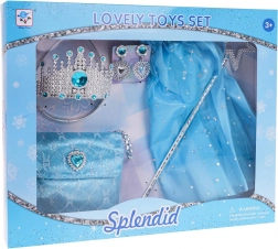 Set für die kleine Prinzessin mit Kleid und Accessoires