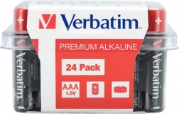 Alkaline-Batterien AAA 1,5 V 24 Stk. VERBATIM