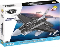 Baustein-Set F-16D Fighting Falcon 1:48 – lizenzierte Replik von Lockheed Martin