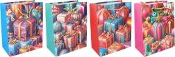 Geschenktasche L 30 × 41 × 12 cm Weihnachten