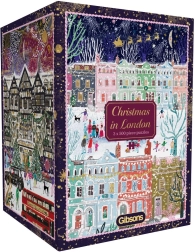 GIBSONS Puzzle Weihnachten in London 3×500 Teile