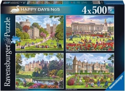 Ravensburger Puzzle Königliche Residenzen Großbritanniens 4x500 Teile