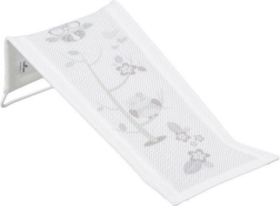 Stoff-Badeliege mit Eulenmotiv, weiß