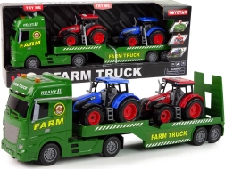 Set mit Bauernhof-LKW und Traktoren mit Geräuschen und Lichtern