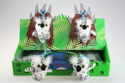 Plüsch-Eulen-Schlüsselanhänger