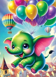 Holzpuzzle Elefantenabenteuer 40 Teile