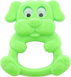 Rassel Hündchen mit beweglichen Augen 11 cm