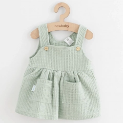 Kinder-Musselinröckchen New Baby Comfort Clothes Salbeigrün 92