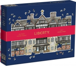 Beidseitiges Puzzle Liberty London Tudor-Gebäude 750 Teile