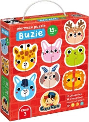 Erstes Puzzle - Tiergesichter