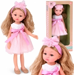 Ballettpuppe in rosa Tüllkleid 35 cm