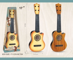 Kinder-Plastikgitarre mit 4 Saiten