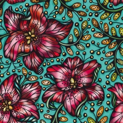 Quadratisches Puzzle CURIOSI Q Gold – Muster III, 72 Teile