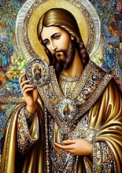 Norimpex Diamantmalerei – Ikone des heiligen Jesus 30 × 40 cm