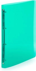 Grüner A4-Ordner mit 4-Ringmechanik
