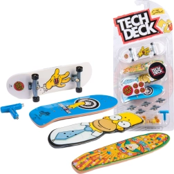 Tech Deck Fingerboard-Set 4 Mini-Skateboards Ultra DLX Simpsons