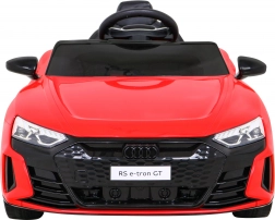 Elektrisches Kinderauto Audi RS e-tron GT mit 4x4, Fernbedienung und LED – Rot