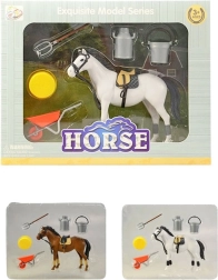 Pferd mit Zubehör