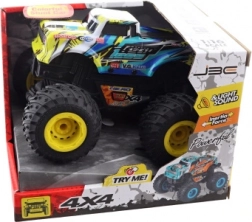 Batteriebetriebener Jeep mit großen Rädern und Sounds