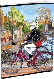 Notizbuch LUX A5, liniert, 96 Blatt, Mix aus 16 Motiven