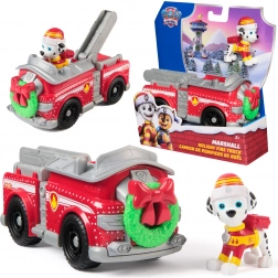 Paw Patrol Weihnachts-Feuerwehrauto mit Marshall-Figur