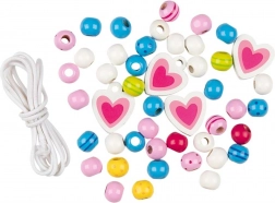 Goki Holz-Perlen zum Auffädeln für Kinder