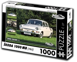 Puzzle RETRO-AUTA Škoda 1000 MB (1965) – 1000 Teile