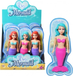 Meerjungfrau-Puppe mit beweglicher Flosse 18 cm