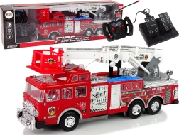 RC-Feuerwehrauto mit Gas- und Bremspedalen, Lichtern und Sounds