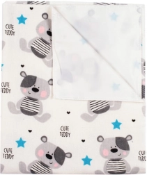 Wasserdichte Flanell-Unterlage NEW BABY Cute Teddy