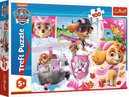 Puzzle mit 100 Teilen – PAW PATROL Skye in Aktion
