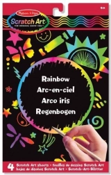 Glitzernde Kratz-Regenbogentafel