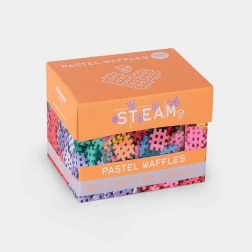 Konstruktionsblöcke Waffle Mini Pastell 500 Stück