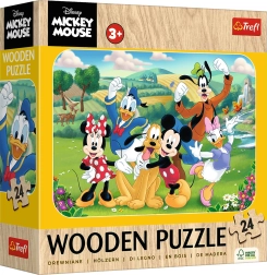 Holzpuzzle MICKEY UND FREUNDE 24 Teile