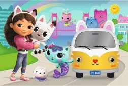 Puzzle Gabby’s Puppenhaus – Gabby und die katzigen Abenteuer 60 Teile